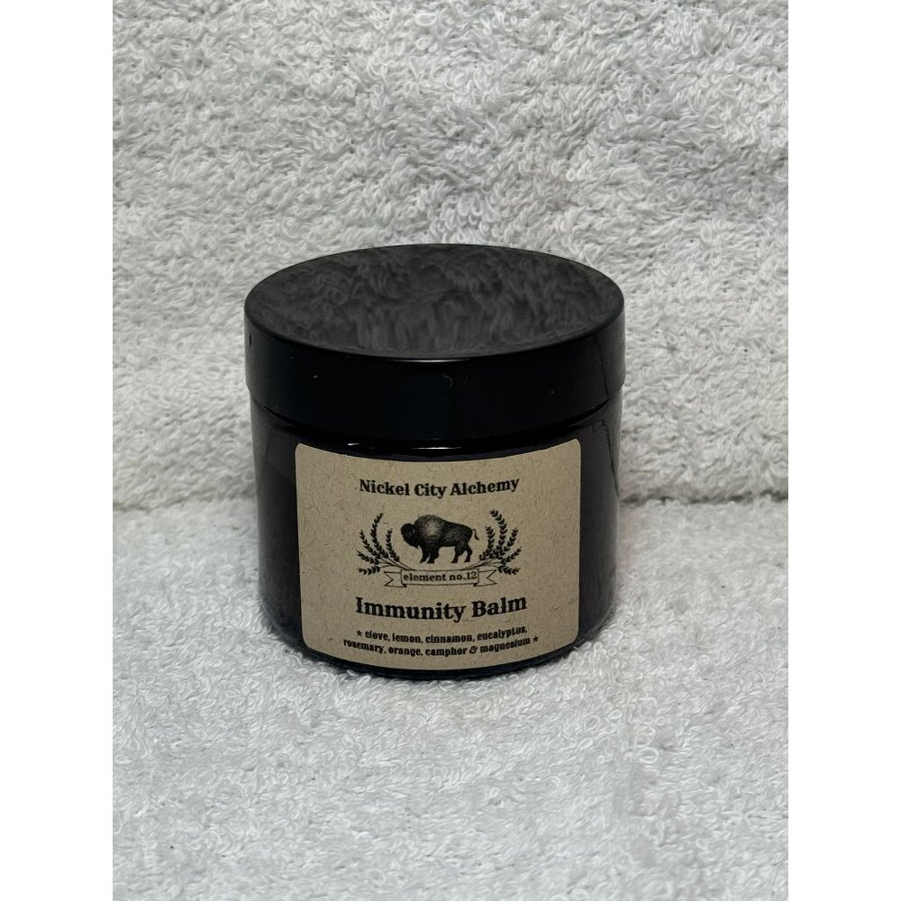 Nickel City Alchemy Immunity Balm 2 Oz Clove Lemon Cinnamon Eucalyptus Rosemary